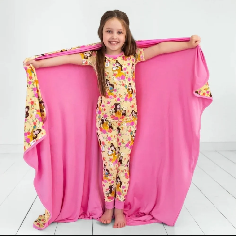Little Sleepies Disney Belle Cloud Blanket 50 X 50 BNIB